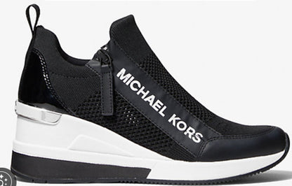 Michael Kors Willis Wedge Trainer - Black