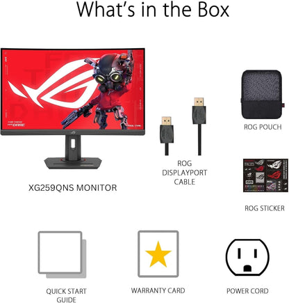 ASUS ROG Strix XG259QNS 25" Full HD 1080p 380 Hz Fast IPS eSports Gaming Monitor