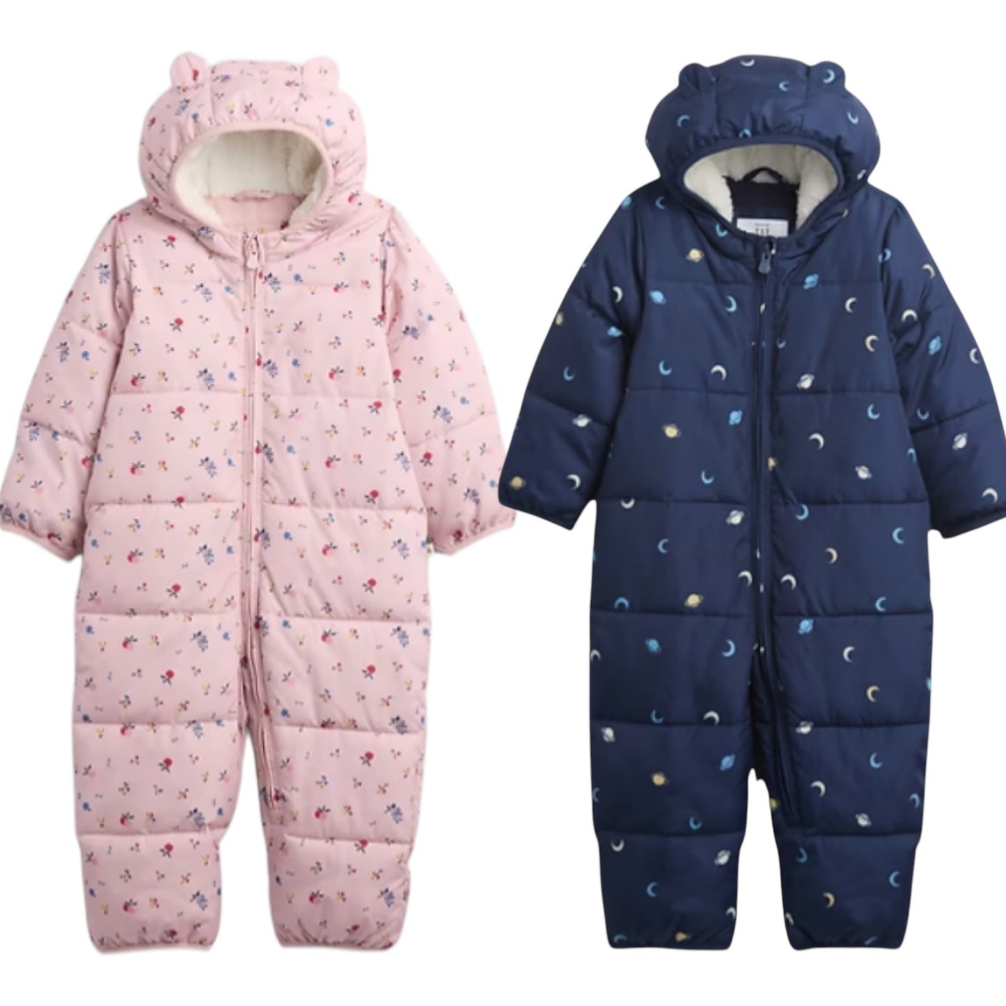 GAP Baby ColdControl Max Snowsuit - Primitive Pink Floral or Navy Blue Space NWT