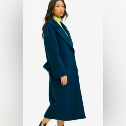 UGG RTW Hattie Long Oversized Coat | Size M | Teal