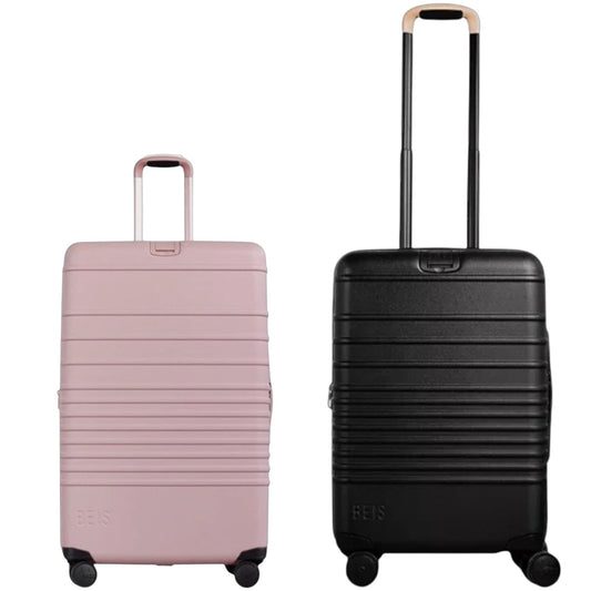 BEIS Carry-On Roller Spinner | PINK or BLACK | 23" | $268.00