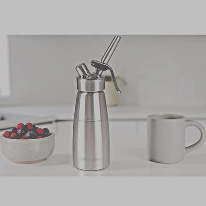 iSi Gourmet Whip Cream Whipper - 1 US Pint- 170301 Stainless Steel
