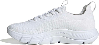 Women's adidas Cloudfoam Flex Slounge White Sneakers - Size 10 Wide - KI1460
