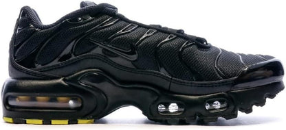 WOMEN'S NIKE AIR MAX PLUS (GS) | BLACK "TRIPLE BLACK" | SZ 7Y | CD0609-001