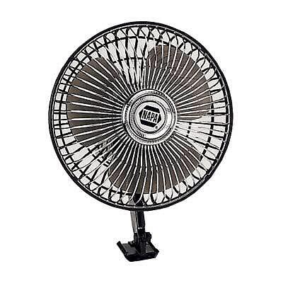 Oscillating 6 inch Dash Fan with Remote Switch High Efficiency Motor