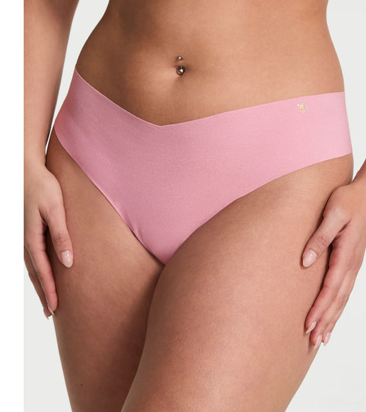 Victoria's Secret No-Show Thong Panty Lilac Pink XL NEW
