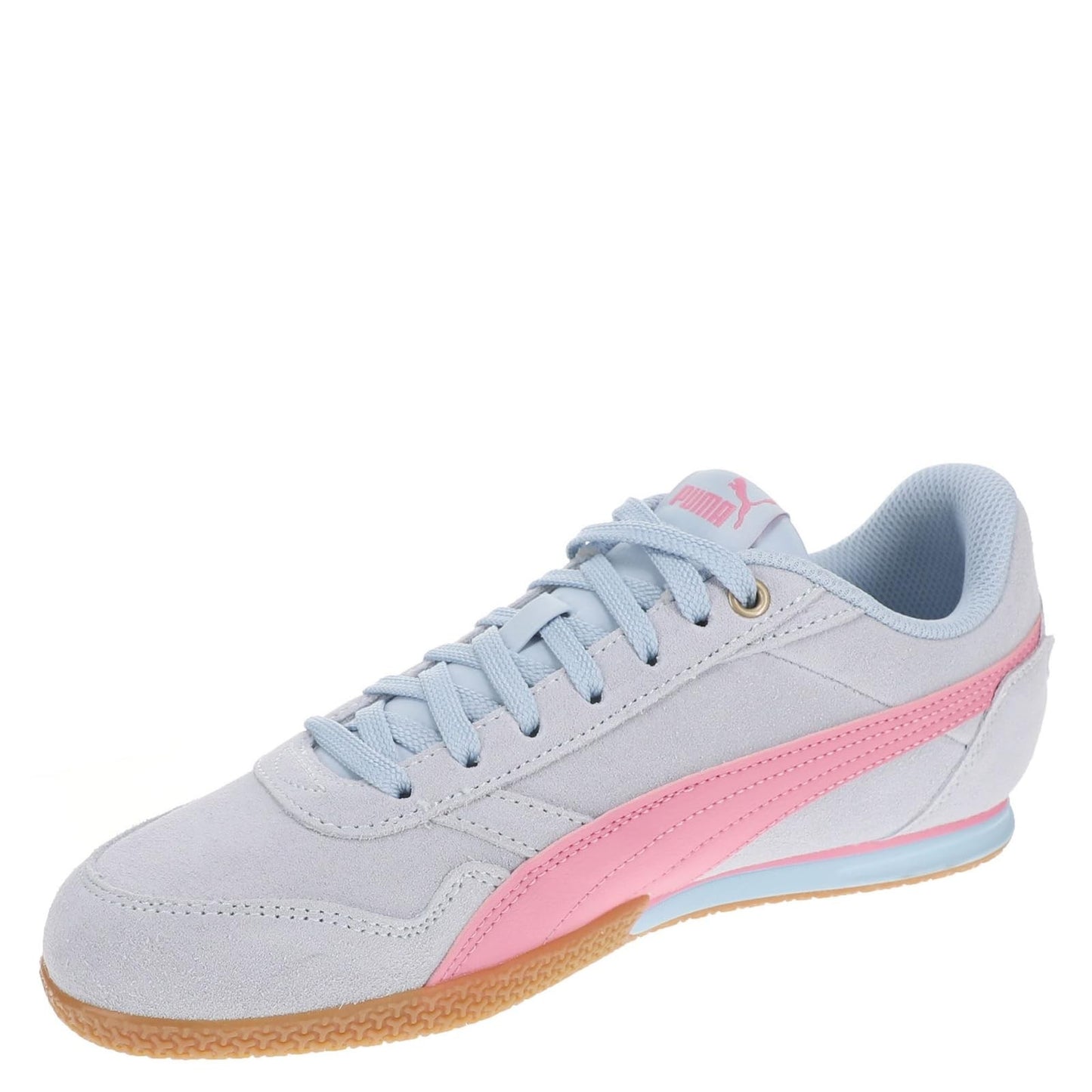 PUMA Bella Donna SD Jr Girls' Youth Sneaker, 5.5 M US Big Kid, Tropic Blue-Pink