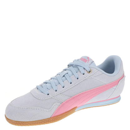 PUMA Bella Donna SD Jr Girls' Youth Sneaker, 5.5 M US Big Kid, Tropic Blue-Pink