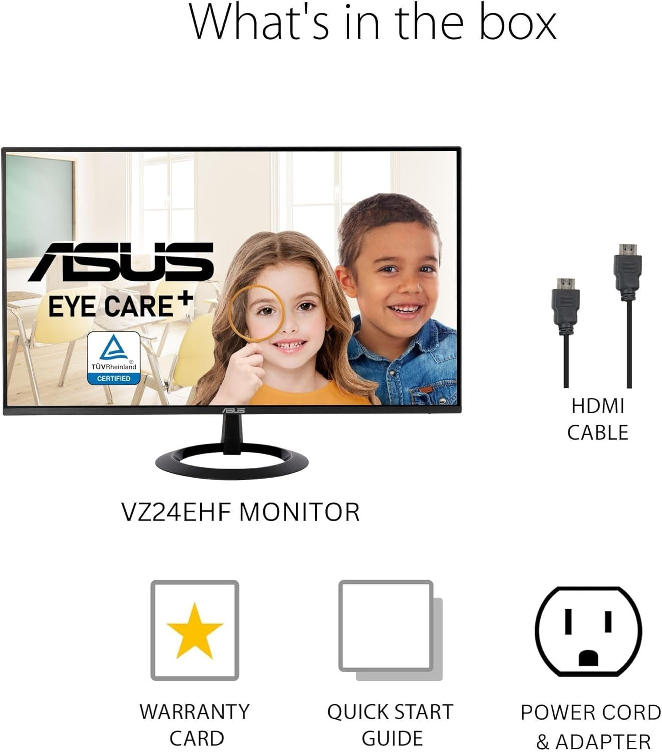 Asus VZ24EHF 24" Class Full HD Gaming LED Monitor 16:9