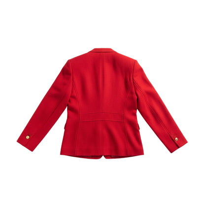 NWT Talbots Women's Red Short Wool Peacoat - Color: Red Pop - Sizes 2-14