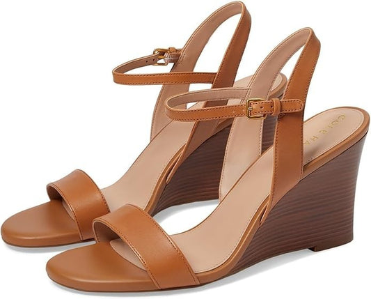 Cole Haan Women's Josie Wedge Sandals - W29304 - Pecan
