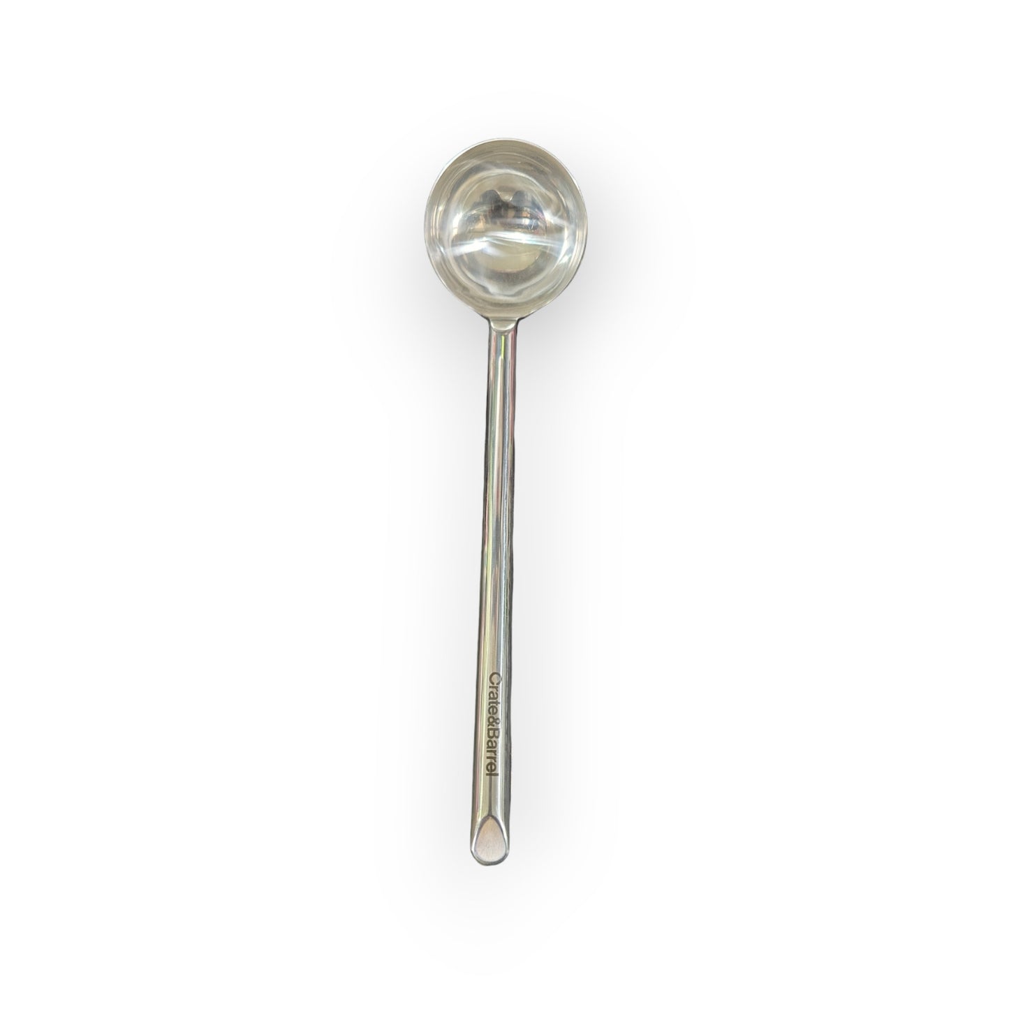 Crate & Barrel Stainless Steel Ladle