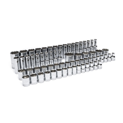 GEARWRENCH 67 Piece 1/2” Drive Master Metric Chrome Socket Set in Foam Storage