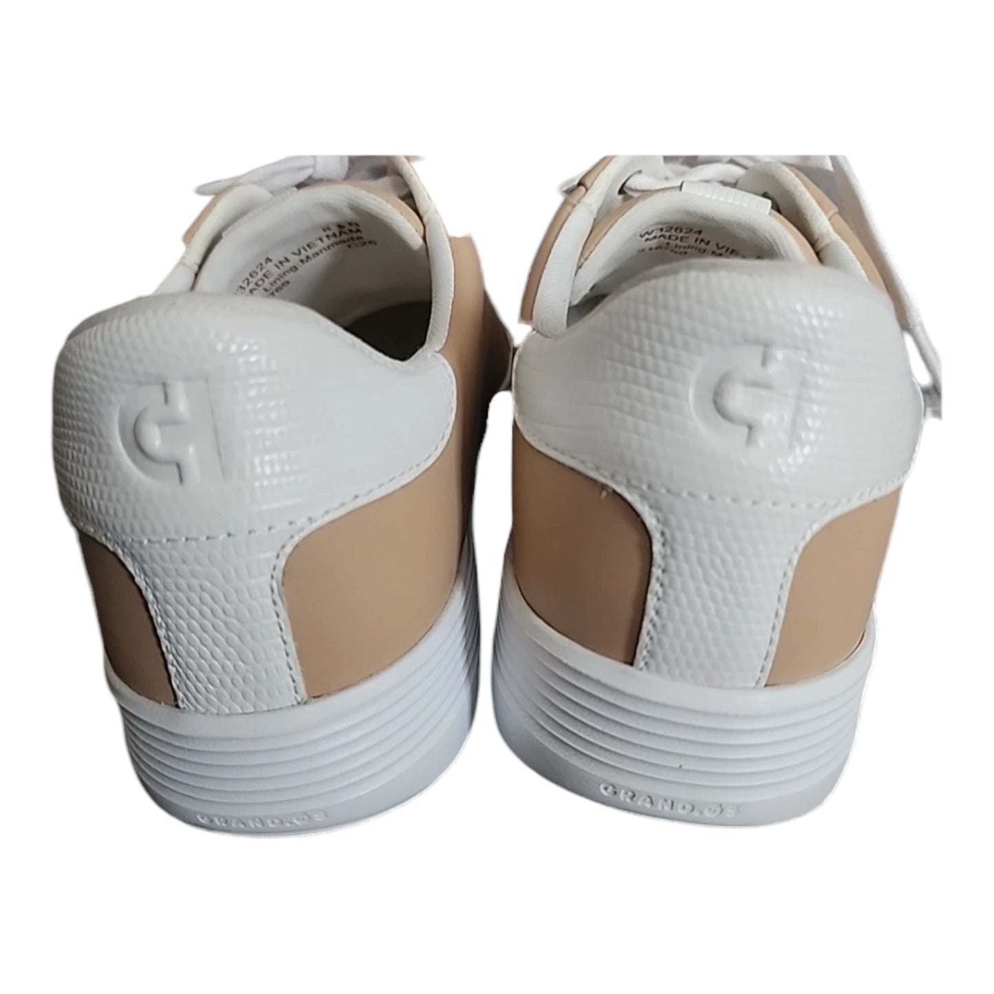 Cole Haan Women's Grand Crosscourt Joy Platform Sneakers Soft Buff/White, W32624