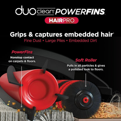 Shark - Stratos Upright Vacuum with DuoClean PowerFins HairPro, Self-Cleaning...