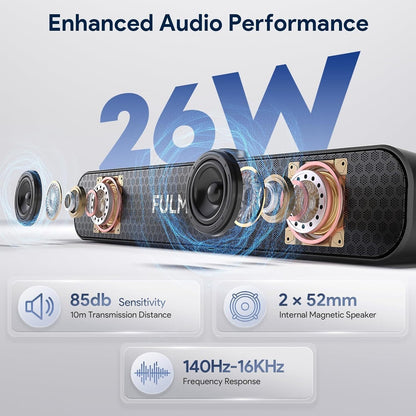 FULMINARE Bluetooth Speaker with 26W HD Sound, Portable Speaker