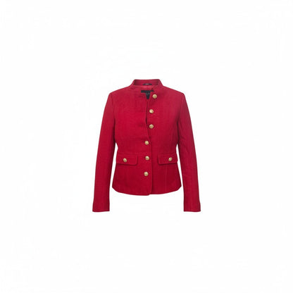 NWT Talbots Women's Red Short Wool Peacoat - Color: Red Pop - Sizes 2-14