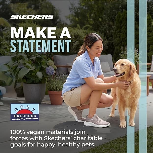 Skechers Women's Hands Free Slip-Ins: Bobs Sport Squad Chaos-Current Muse Sneake