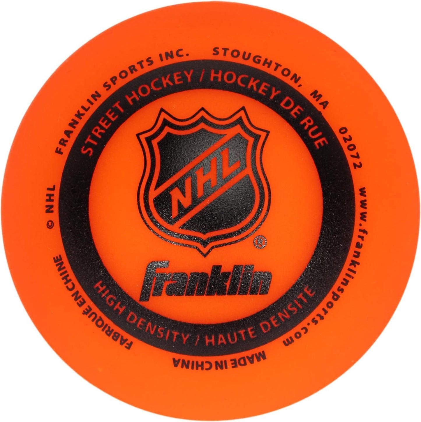Franklin Sports Street Hockey Ball Bucket 15 Outdoor Nhl Hockey Ball, Low Bounce
