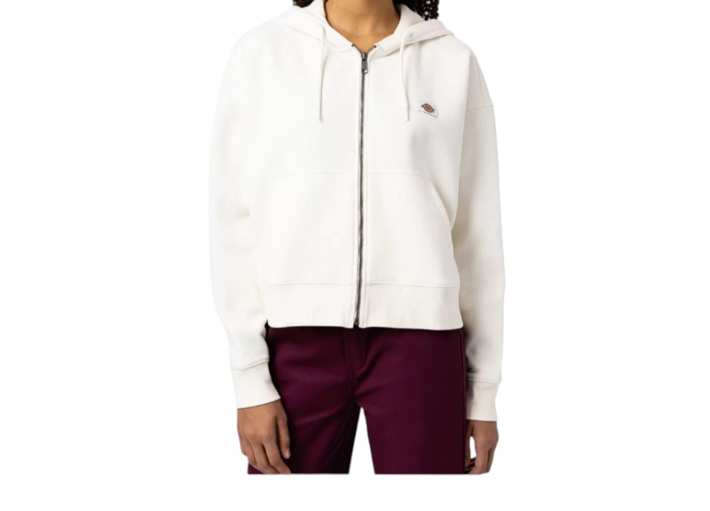 Dickies Oakport Zip-Hoodie Women's | White |  Classic Regular Fit Hoodie