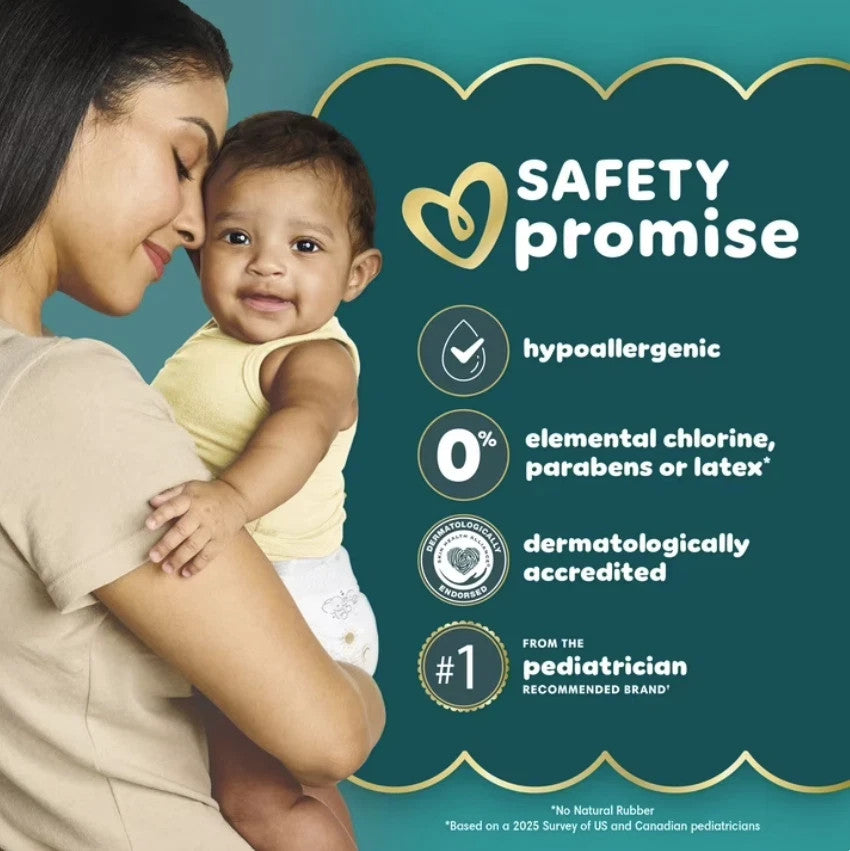 Pampers Swaddlers Fragrance Free Baby Diapers Size 8, 58 Count , Free Shipping