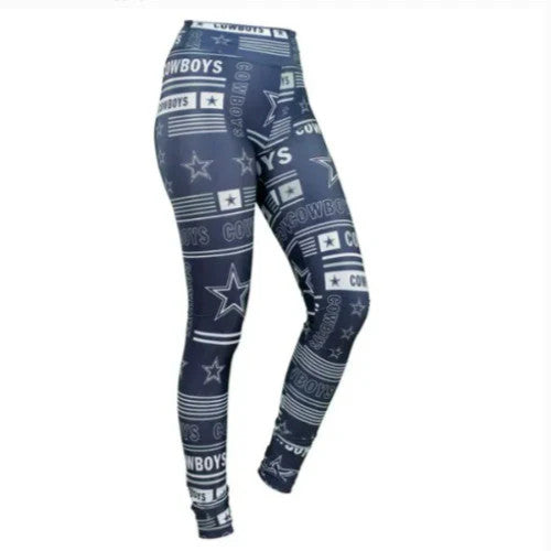 NFL Women's Team Column Legging, Dallas Cowboys, Large