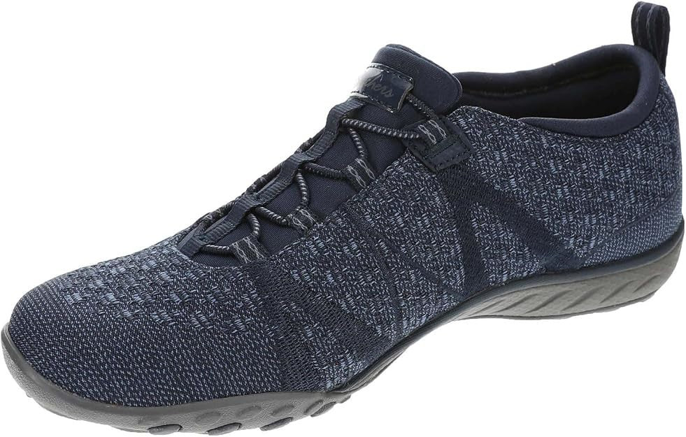 Skechers 23038 Breathe Easy Serendipity Sneakers Blue Relaxed Fit Air-Cooled