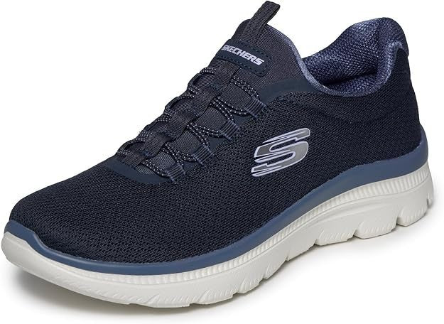 Skechers Women's Summits Plus Summer Haze Sneaker Navy - 150668