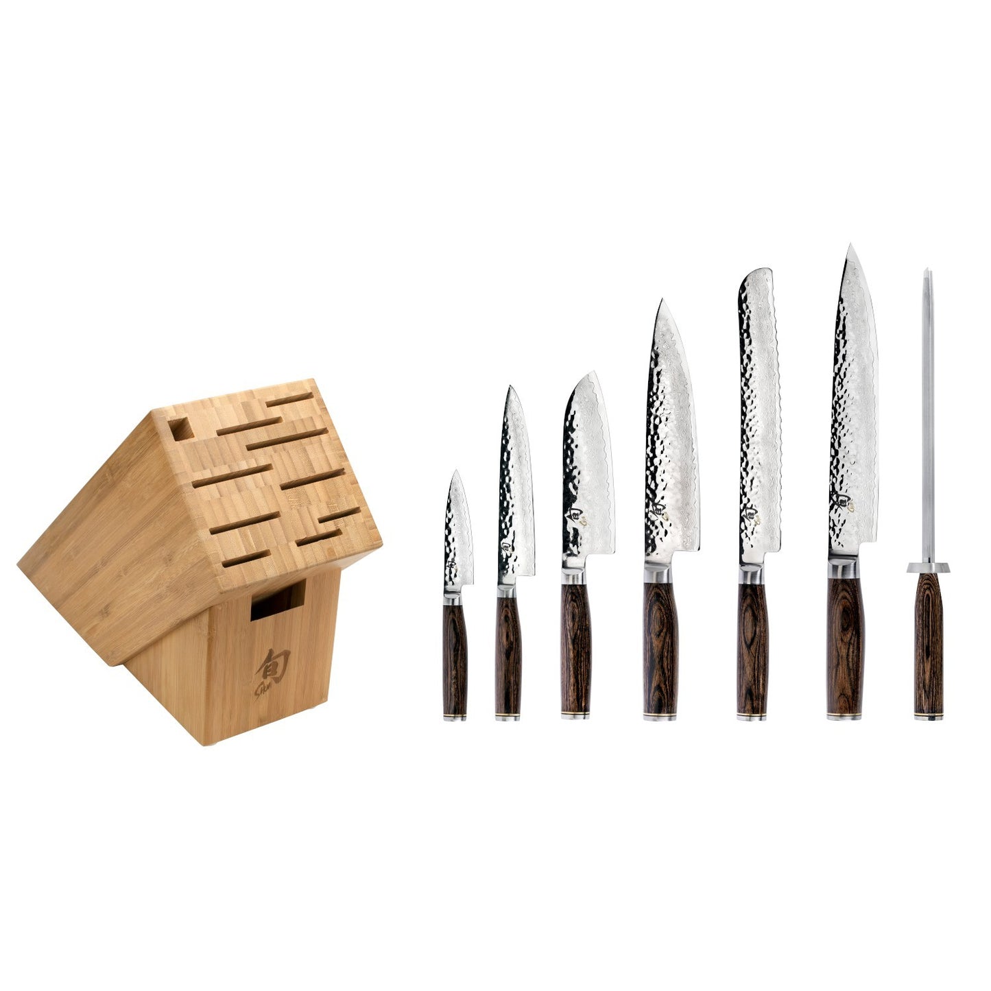 Shun Premier 8 Piece Professional Block Set - TDMS0808