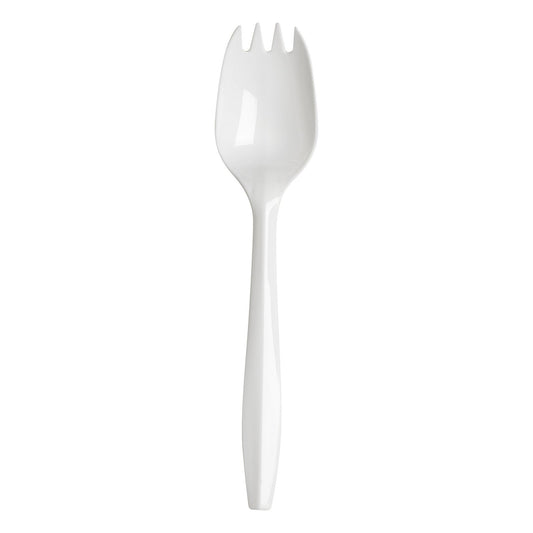 Dixie 5.75" Medium Polypropylene Plastic Spork GP PRO , CMP21C, (Case of 1,000)