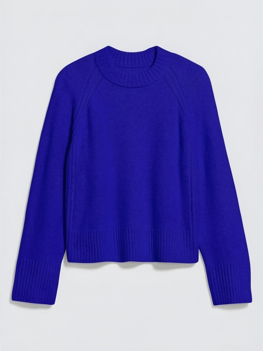 Old Navy SoSoft Crewneck Sweater Womens, Relaxed Knit - Cream, Black or Blue NWT