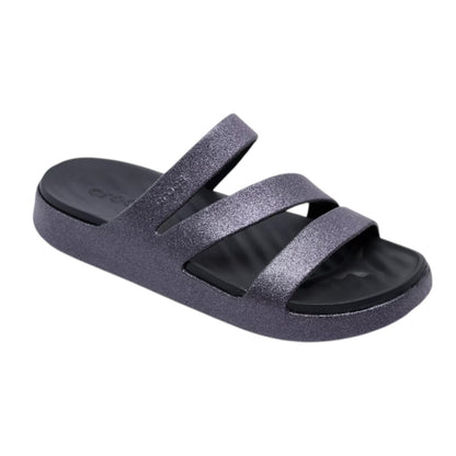 Crocs Women's Getaway Glimmer Strappy Sandals - Women's Size 9 - Deep Navy