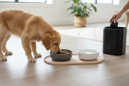 Dog Food Mat Anti-Slip Silicone Dog Bowl Mat Thick Pet Placemat Waterproof 24x14