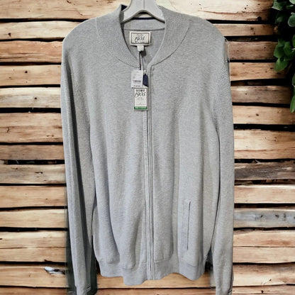 Jos A Bank Full Zip Mock Neck Knit Sweater, Various
