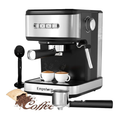 Empstorm Espresso Machine 20 Bar, 2 in 1 Espresso w/Steam pressure coffee Maker
