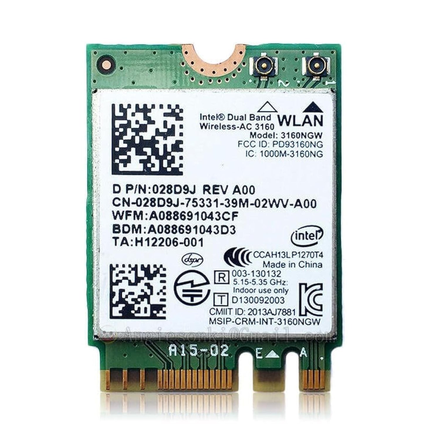 HighZer0 Electronics WiFi Card | M.2 WiFi Card for PC | No vPro | Supports Blue