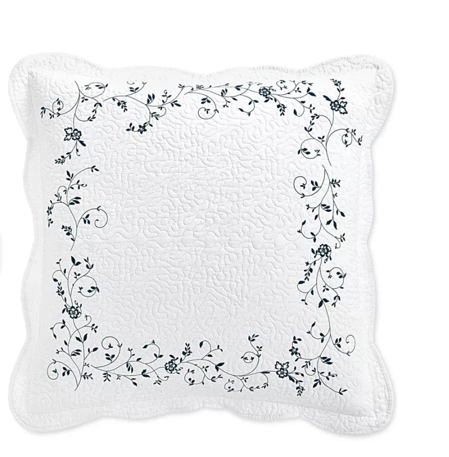 Martha Stewart Collection Stenciled Leaves European Sham