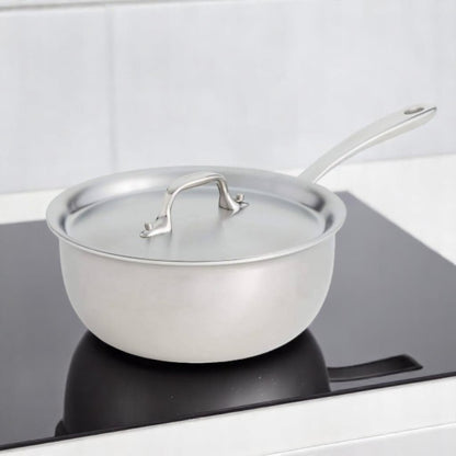 All-Clad ® d3 Curated 2.5-Quart Saucier with D3 Lid CBB4215