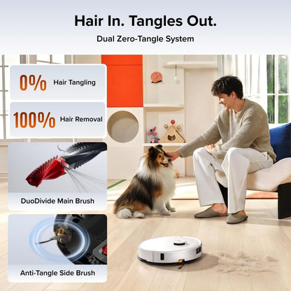 Roborock 2026 Qrevo 2 Pro Robot Vacuum and Mop, 20,000Pa Suction White- NEW!