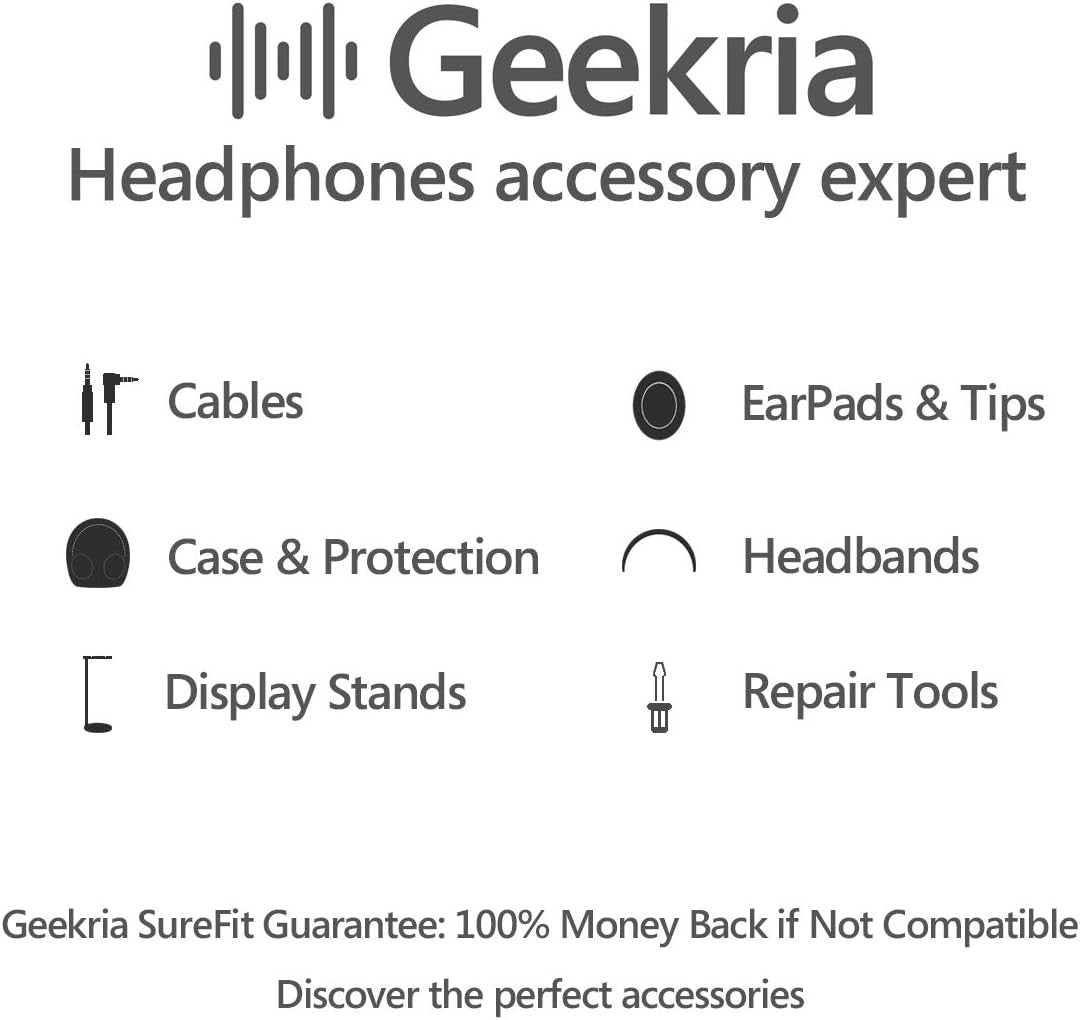 Geekria Shield Case for Anker Soundcore Life Q20, Life Q30 Headphones (Blue)