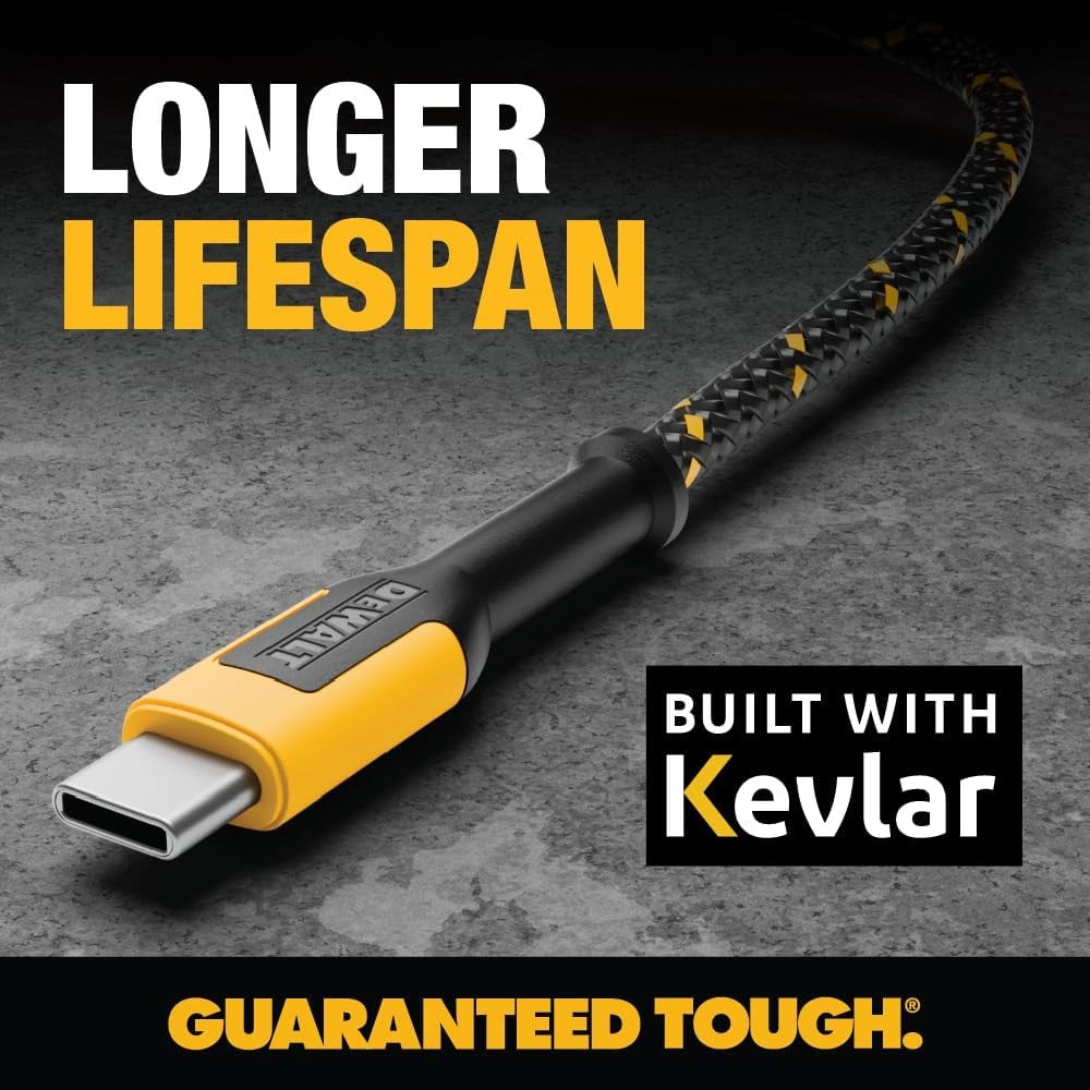 Dewalt Usb C Charging Cable Usb Type C Android Ipad Plastic