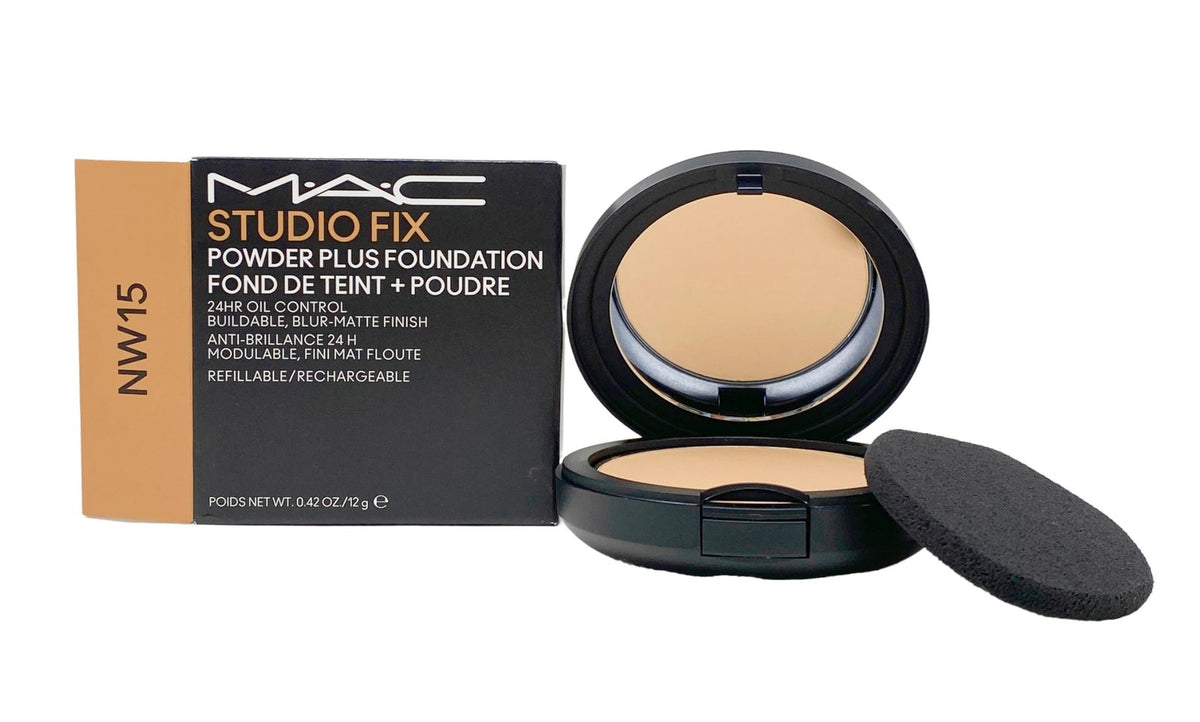 M.A.C Studio Fix Powder Plus Foundation 24 hr Oil Control Refillable - NW15 (Li