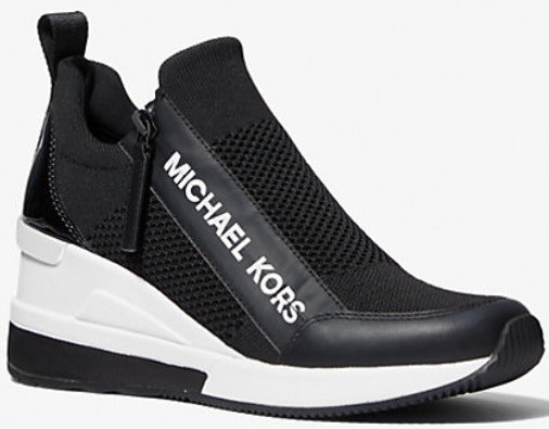 Michael Kors Willis Wedge Trainer - Black