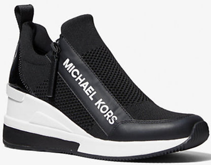Michael Kors Willis Wedge Trainer - Black