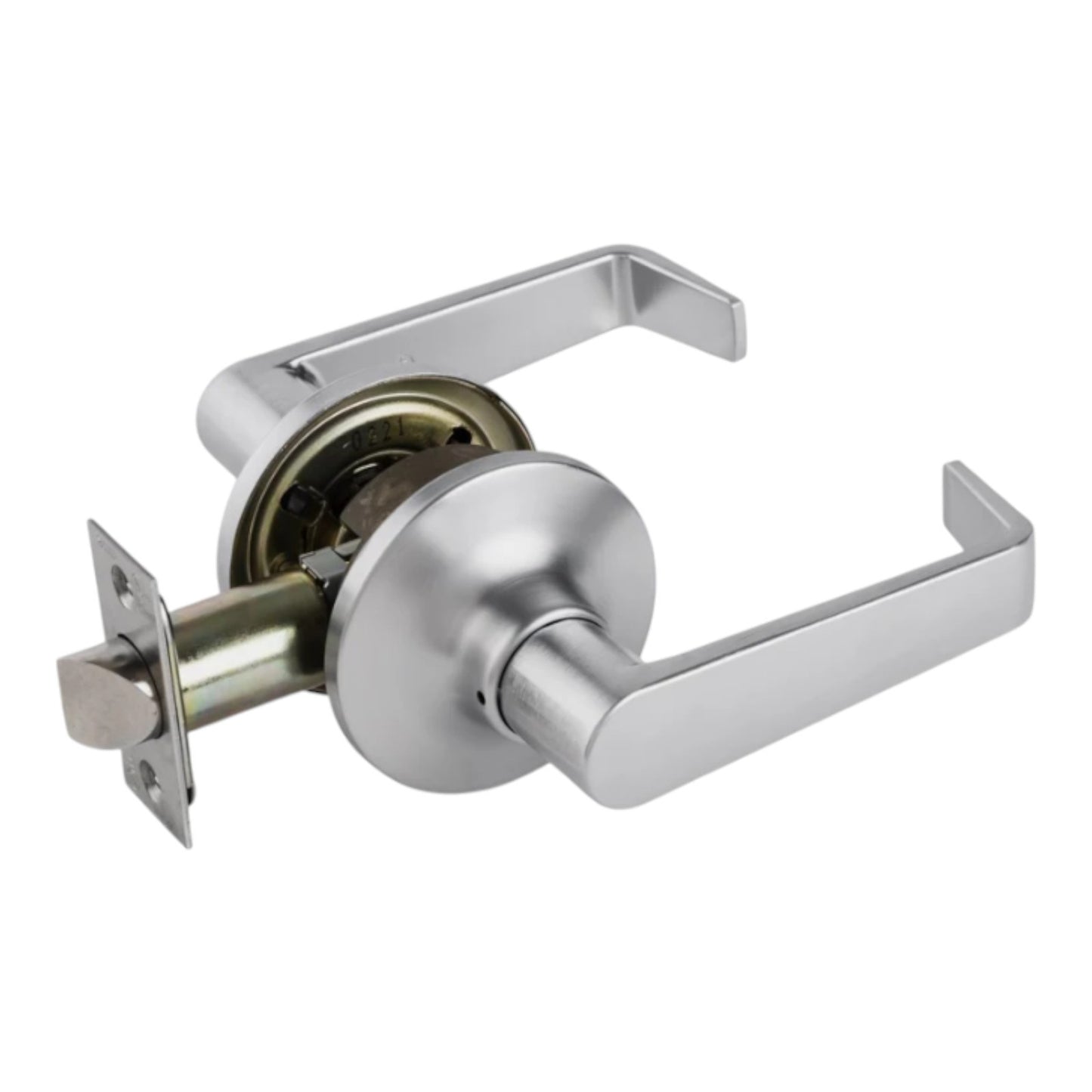 Universal Commercial 2-3/4" Satin Chrome Standard Duty Hall/Closet Door Lever