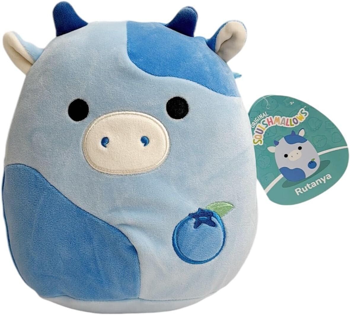 Squishmallows 8" Fall Squad Plush - Collectible Soft (Rutanya Cow)