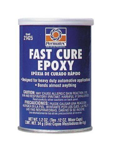 Permatex 21425 Fast Cure Epoxy - Ten 4 g Mixer Cups