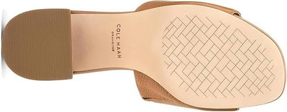 Cole Haan Calli Single Band Block Heel Slide Sandals Women’s Size 9.5 Leather