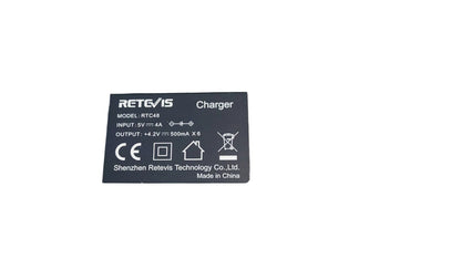Retevis Walkie Talkie Charging Base up to 6 Batteries/Radios RTC48 (C9059H)