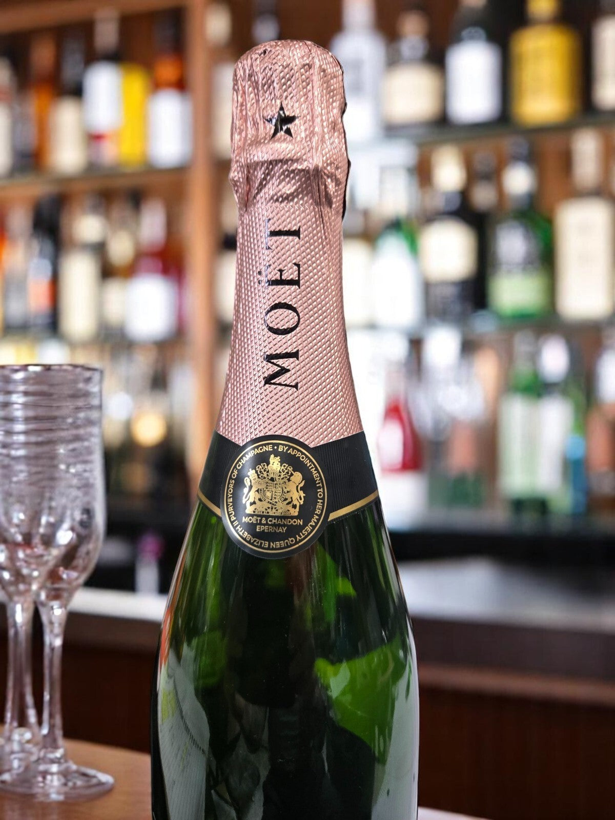 Moet & Chandon Rose Imperial Champagne Dummy Empty Bottle Prop 750ml